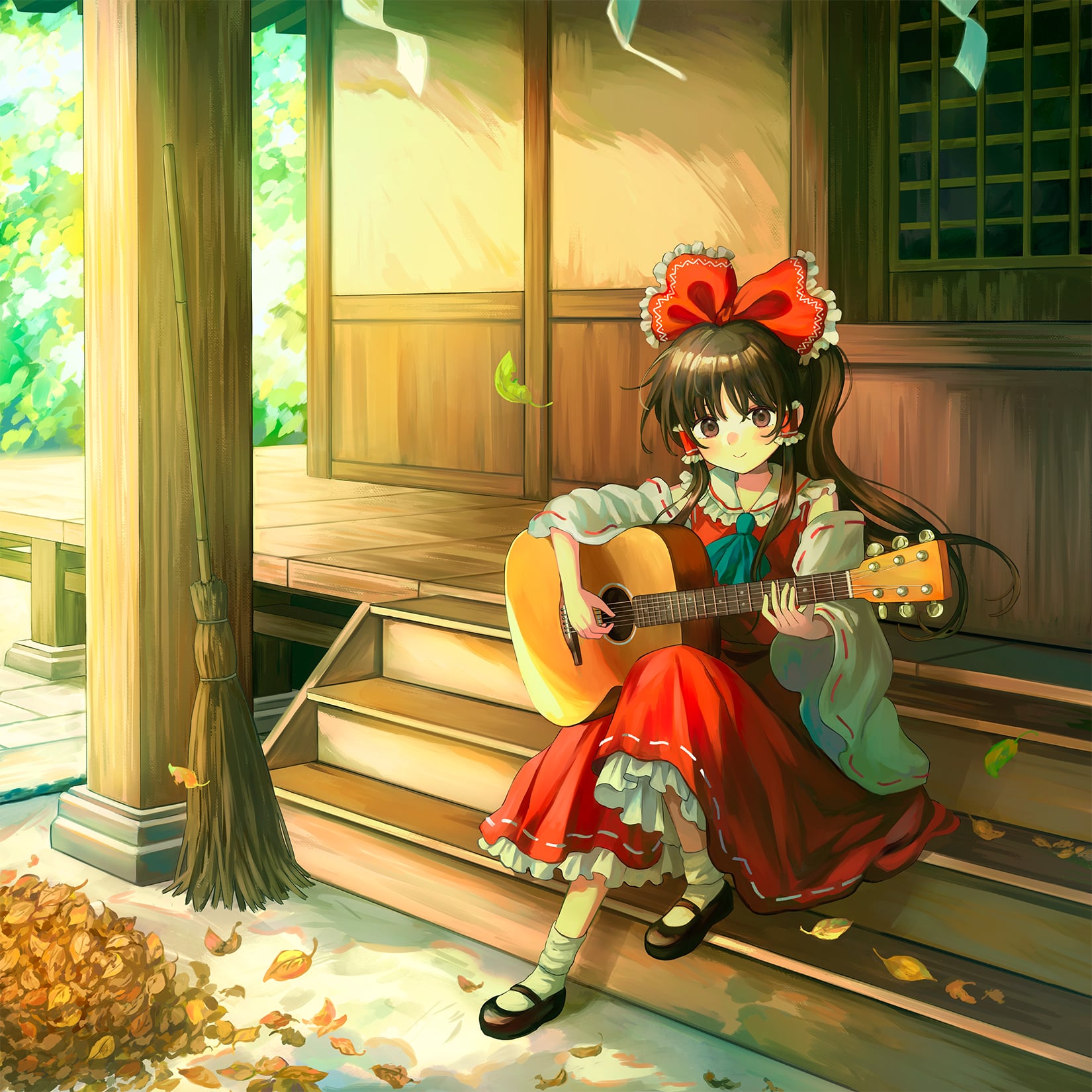 Myui Playing「縁側」CDジャケットイラスト